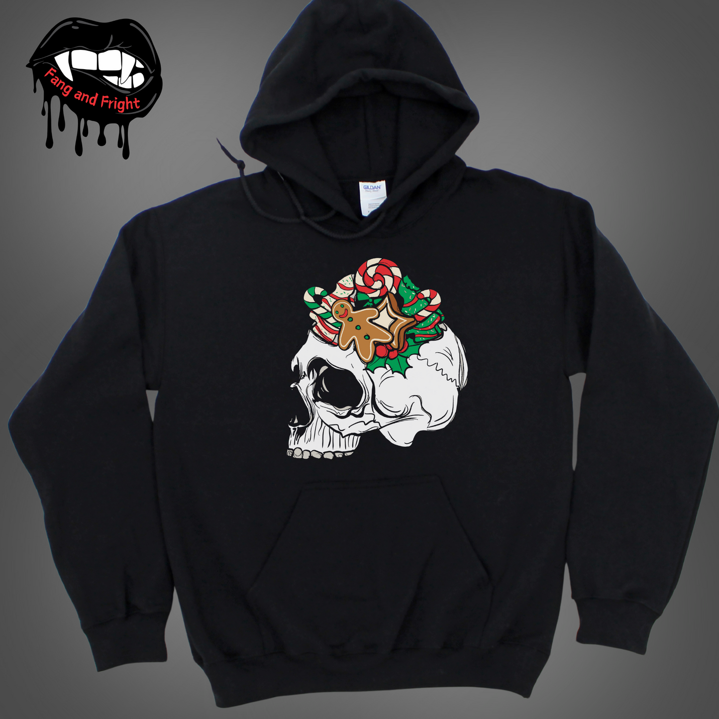 Christmas Skull Hoodie Hoodie